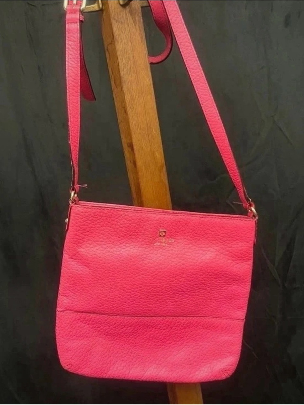kate spade Pink Pebbled Leather Crossbody Bag